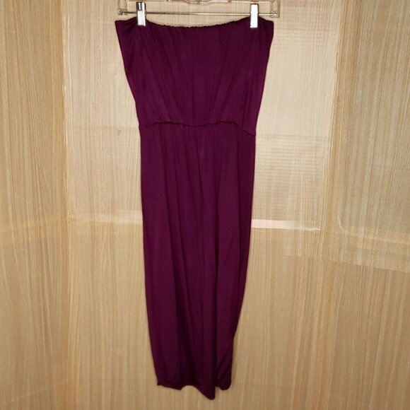 Rachel Rachel Roy Strapless Silky Midi Dress Small - Picture 2 of 9